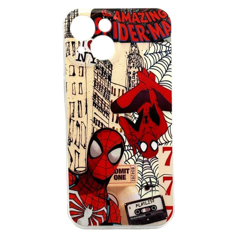 iPhone 15 Spiderman Collage Case